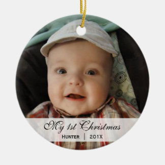 Baby's  |  First Christmas Photo Ornament
