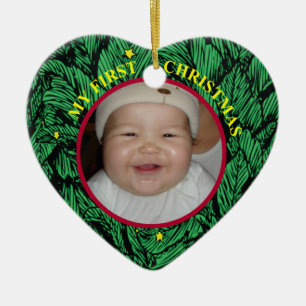 Baby's First Christmas Photo Ornament