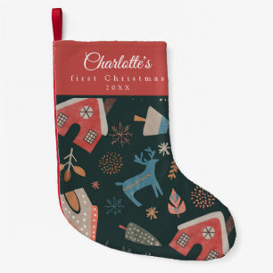 Baby's first Christmas stocking! Small Christmas Stocking