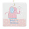 Baby's First Christmas Sweet Pink Elephant