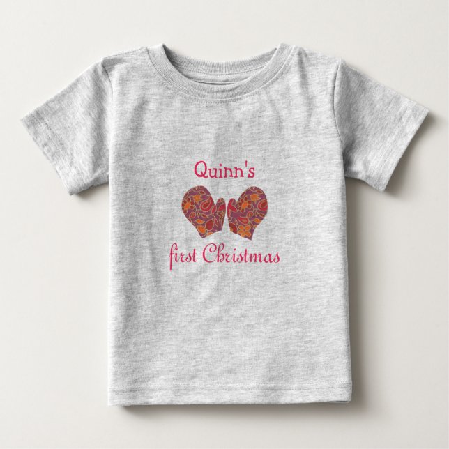 Baby's First Christmas T Baby T-Shirt (Front)