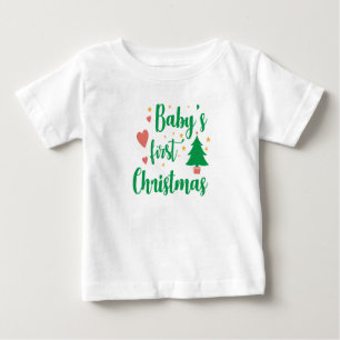 Baby's first Christmas t-shirt