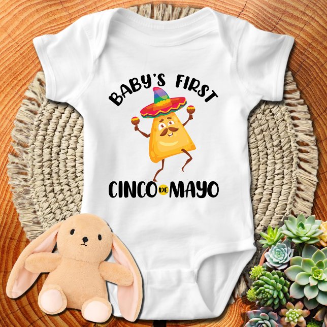 Baby's First Cinco de Mayo Baby Bodysuit (Creator Uploaded)