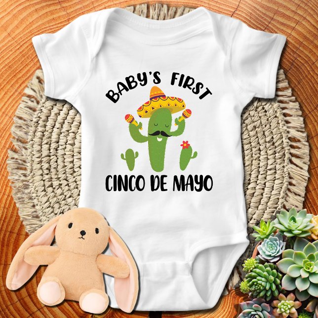 Baby's First Cinco de Mayo Baby Bodysuit (Creator Uploaded)