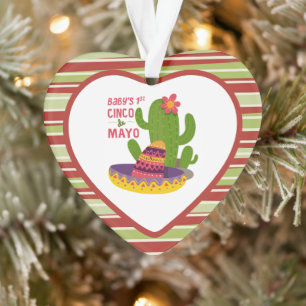 baby's first Cinco de mayo Ornament