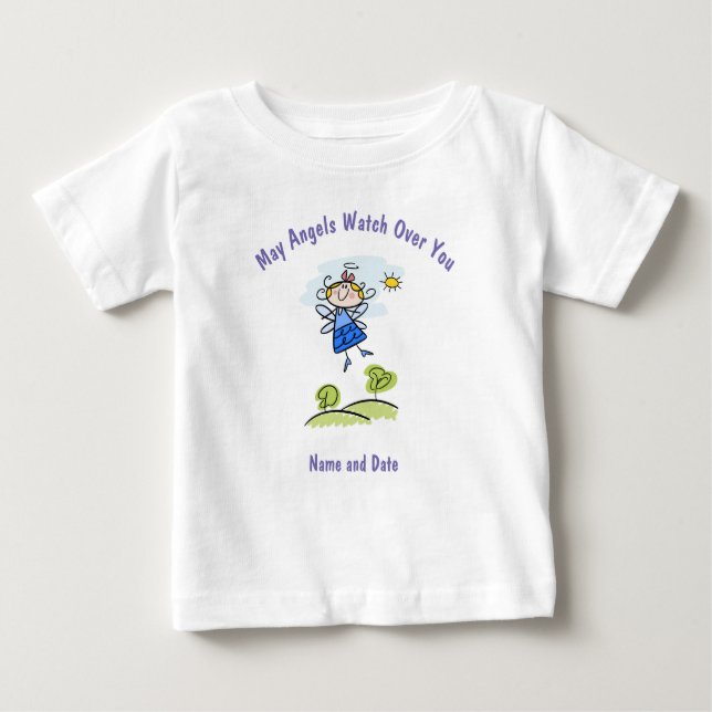 Baby's First Communion, Baptism, Godchild PHOTO Baby T-Shirt (Front)