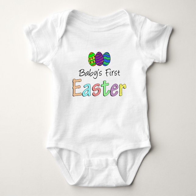Baby's First Easter Baby Bodysuit (Front)