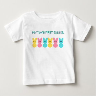 BABY'S FIRST EASTER CUTE BUNNIES DESIGN BABY T-Shirt