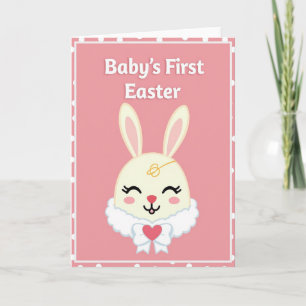 Babys First Easter For Grandchild Card