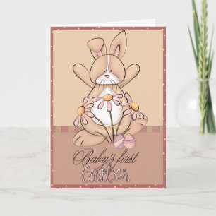 Baby's First Easter Greeting Card