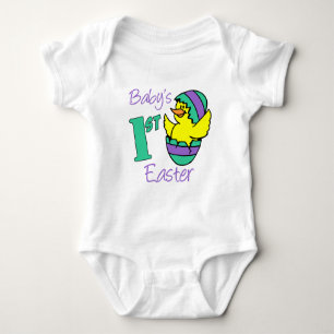 Baby's First Easter Hatching Egg Baby Bodysuit