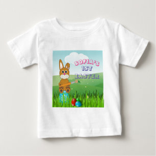 Baby's First Easter l Painting Eggs T-Shirt