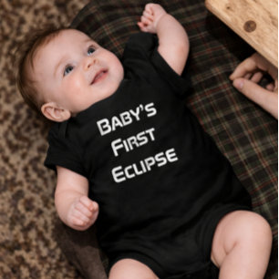 Baby's First Eclipse Solar Eclipse 2026 baby shirt