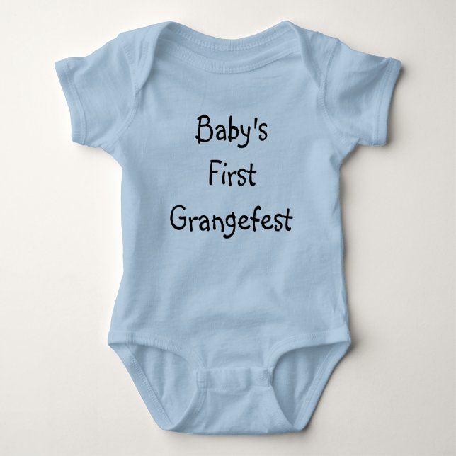 Baby's First Grangefest Baby Bodysuit (Front)