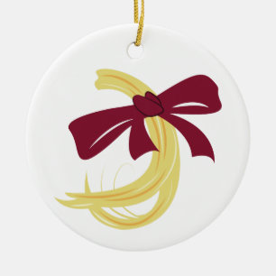 Baby's First Haircut Ceramic Ornament