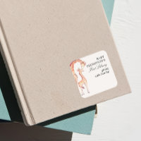 Baby's First Library Bookplate Safari Giraffe