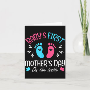 Babys First Mothers Day On The Inside Card