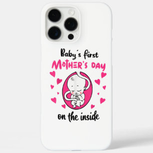 Baby's First Mother's Day On The Inside iPhone 16 Pro Max Case