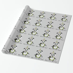 Baby's First New Years wrapping paper