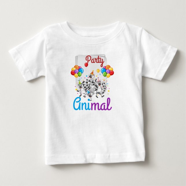 Baby's First Party Animal Tee (Front)