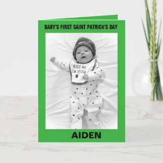 BABY'S  FIRST SAINT PATRICK'S DAY CARD