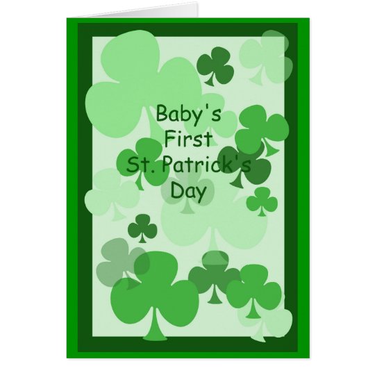 Baby's First St. Patrick's Card