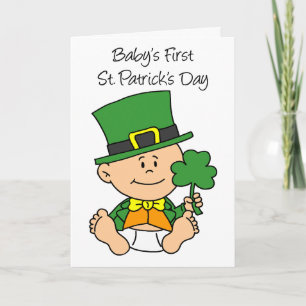 Baby's First St Patrick's Day Card