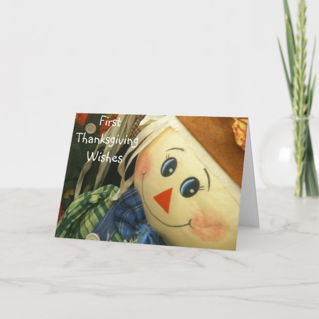 BABY'S FIRST THANKSGIVING HOLIDAY CARD (Front)