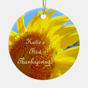 Baby's First Thanksgiving! ornaments Child's