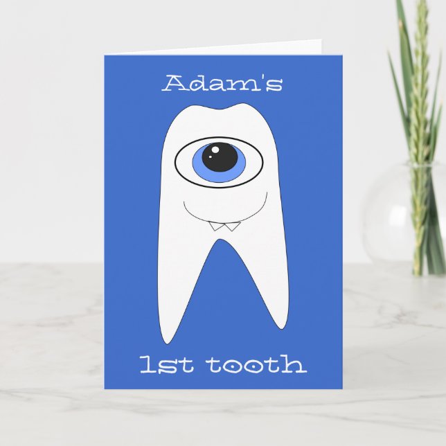 Baby's First Tooth Card (Front)