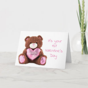 BABY'S "FIRST VALENTINE'S DAY" HOLIDAY CARD