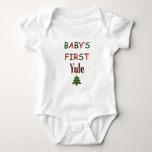 Baby's First Yule Baby Bodysuit
