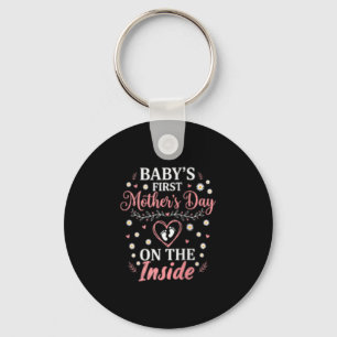 Babys Ft Mothers Day On The Inside - Pregnancy New Key Ring