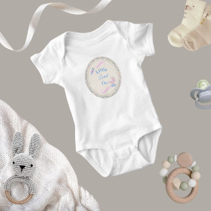 Baby's Grace Blue and Pink Baby Bodysuit