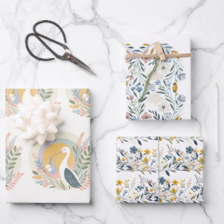 Baby's Here! Wrapping Paper Sheet