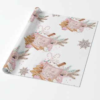 Baby's it's Cold outside wrapping paper| Gift  Wrapping Paper