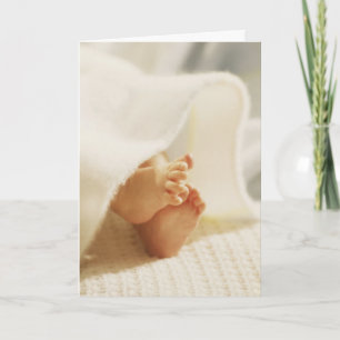 Baby's Little Feet Card