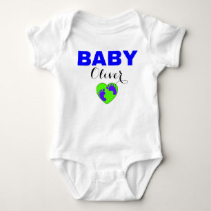 Baby's Name Here - New-Born  Boy Baby Bodysuit