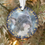 Baby's or Pet's First Hanukkah Keepsake Photo Ornament<br><div class="desc">This sweet ornament is perfect for baby's first Hanukkah, puppy's first Hanukkah (or kitten's first Hanukkah, but don't tell the dogs we said that!), to commemorate a sweet fur-baby gone to the Rainbow Bridge too soon. Upload your photo (square works best, and other size will be cropped square) and remember...</div>