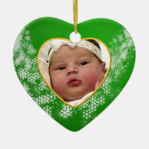 Baby's Photo Keepsake Christmas Ornament