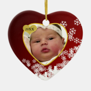 Baby's Photo Keepsake Christmas Ornament
