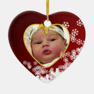 Baby's Photo Keepsake Christmas Ornament