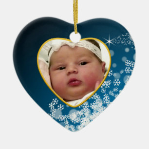 Baby's Photo Keepsake Christmas Ornament