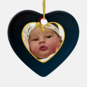 Baby's Photo Keepsake Christmas Ornament
