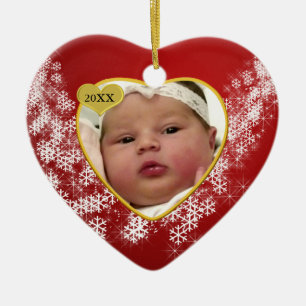 Baby's Photo Keepsake Christmas Ornament