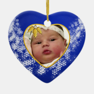 Baby's Photo Keepsake Christmas Ornament