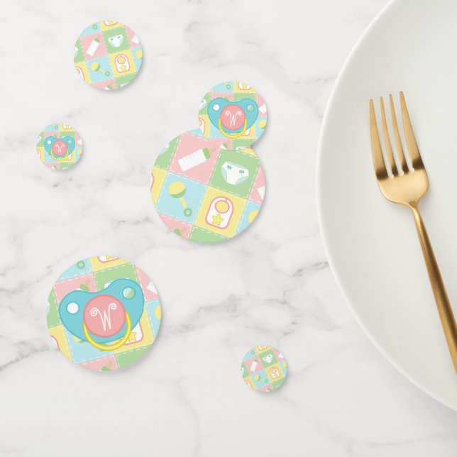 Baby's Quilt Table Confetti (Group)