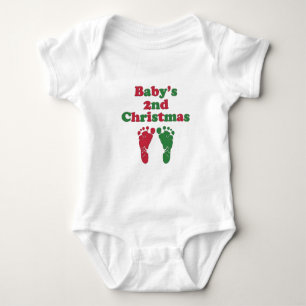 Baby's Second Christmas Baby Bodysuit