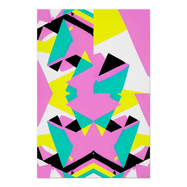 Baby's Second Memphis Design Poster (Front)