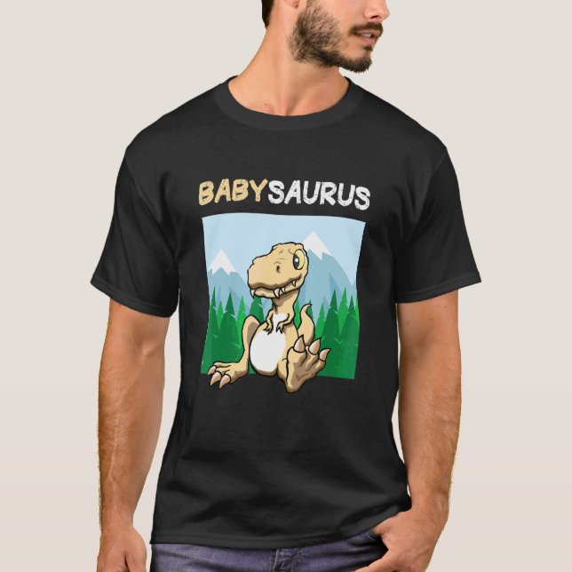 Babysaurus Dinosaur  Cute Kiddo Rex 2 T-Shirt (Front)